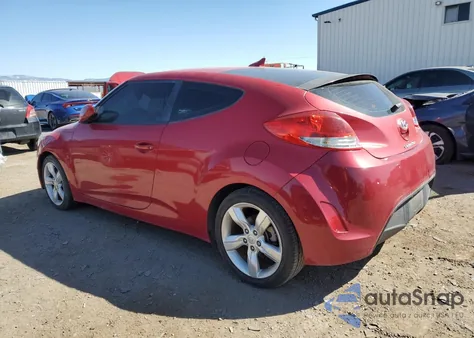 2012 Hyundai Veloster z USA, uszkodzony, nr VIN KMHTC6AD6CU042853